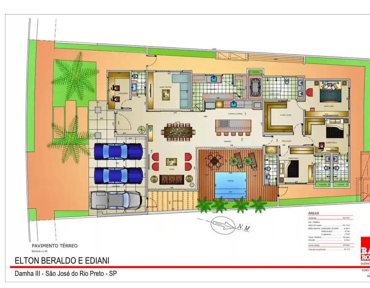 Casa de Condomínio com 3 quartos à venda, 272m² — foto 26 de 61