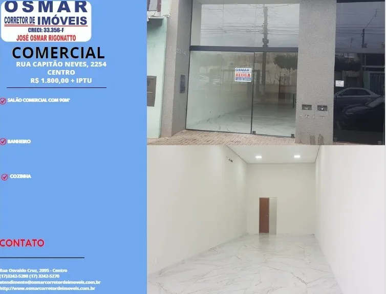 Loja / Salão / Ponto Comercial para aluguel, 90m² — foto 1 de 6