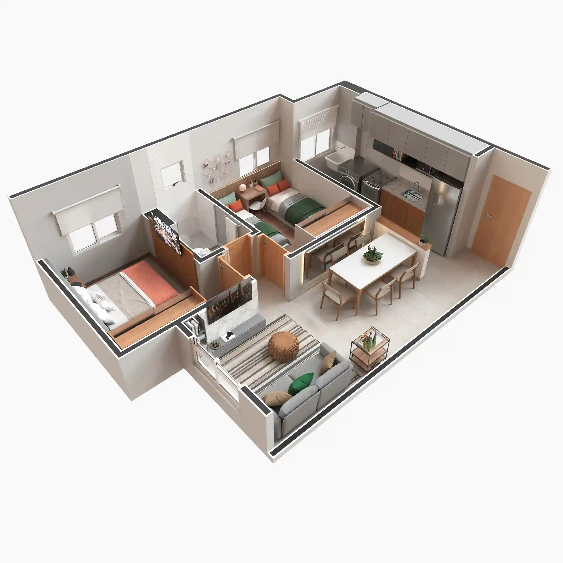 Apartamento com 2 quartos à venda, 48m² — foto 4 de 20
