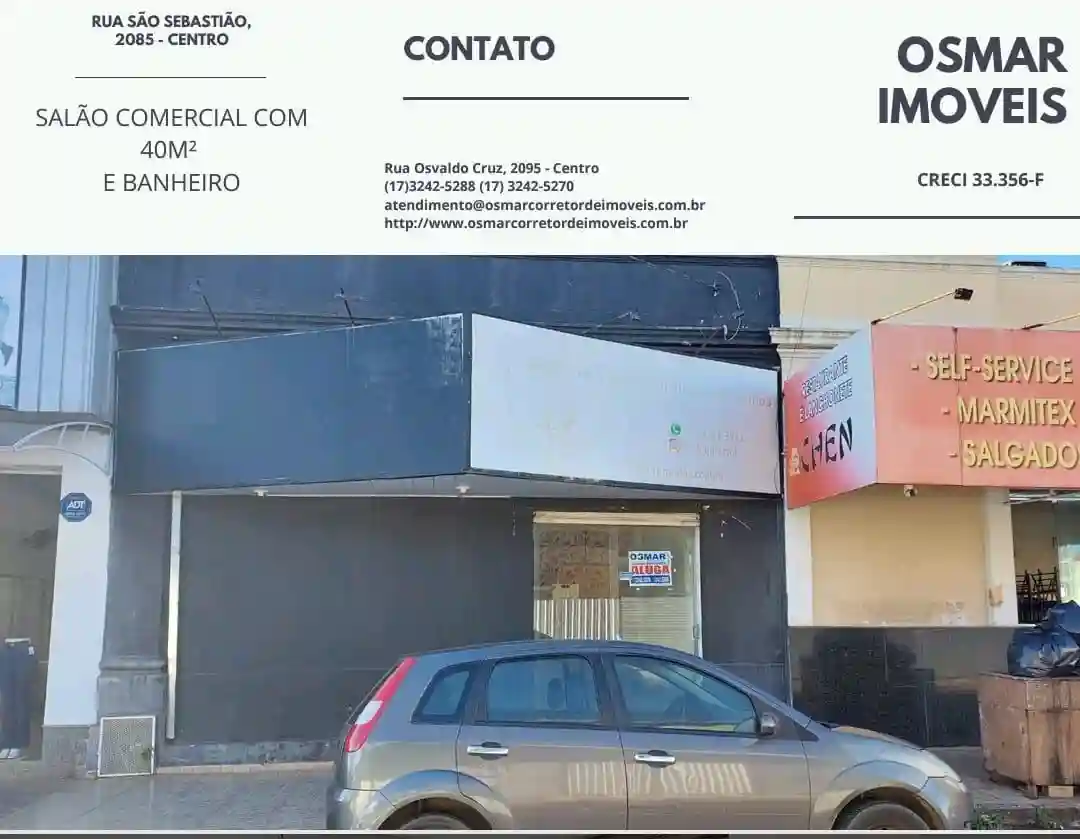Loja / Salão / Ponto Comercial  para aluguel, 40m² — foto 1 de 4