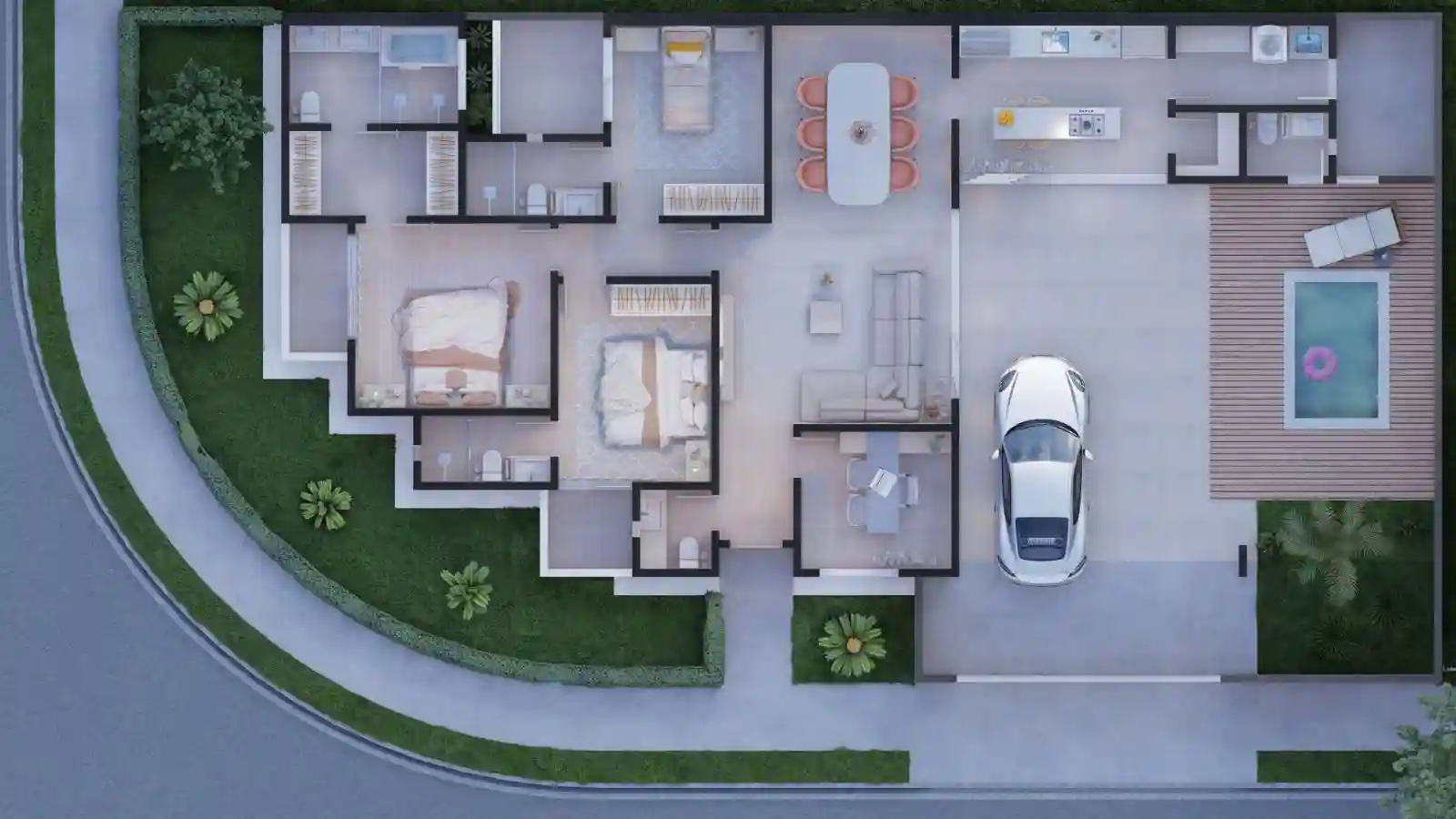 Casa de Condomínio com 3 quartos à venda, 300m² — foto 2 de 16