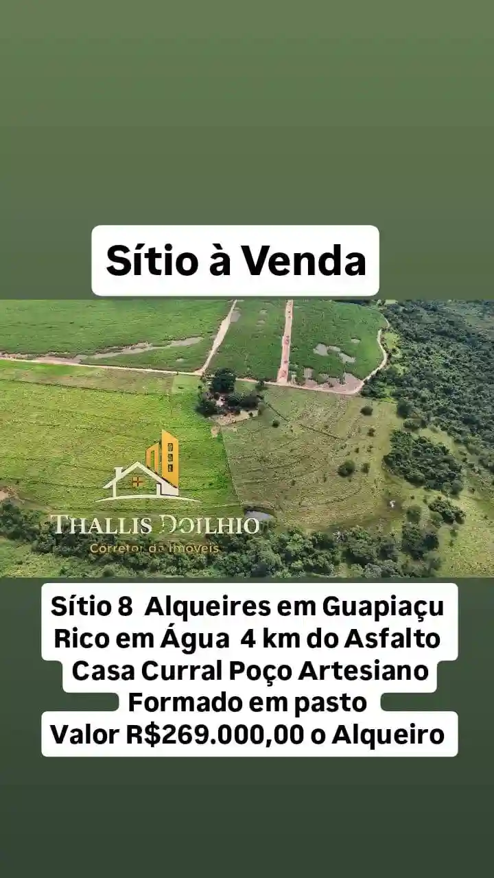 Fazenda / Sítio / Chácara  à venda, 8m² — foto 1 de 7