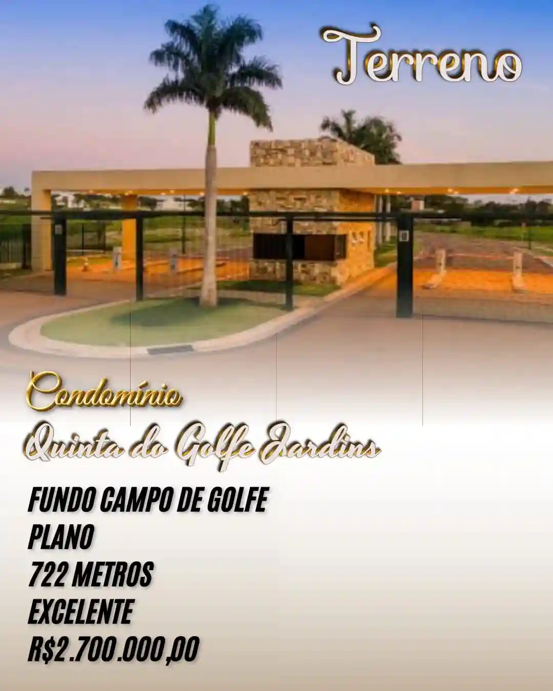 Terreno / Lote / Condomínio  à venda, 722m² — foto 1 de 1