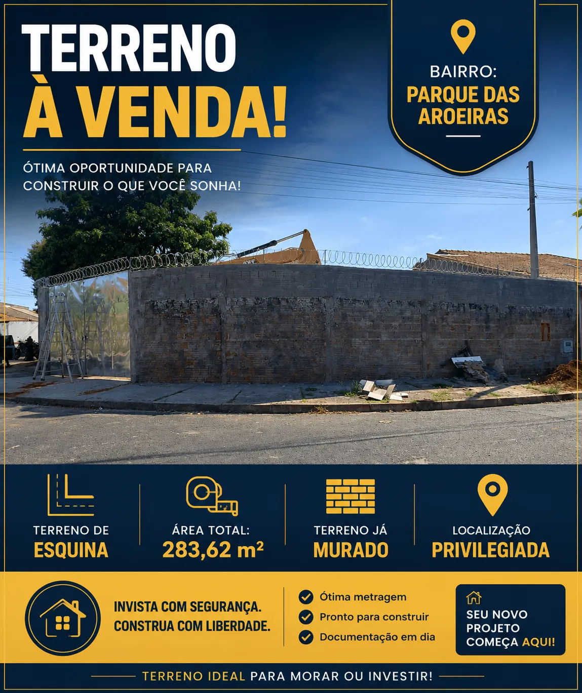 Terreno / Lote / Condomínio à venda, 283m² — foto 1 de 1