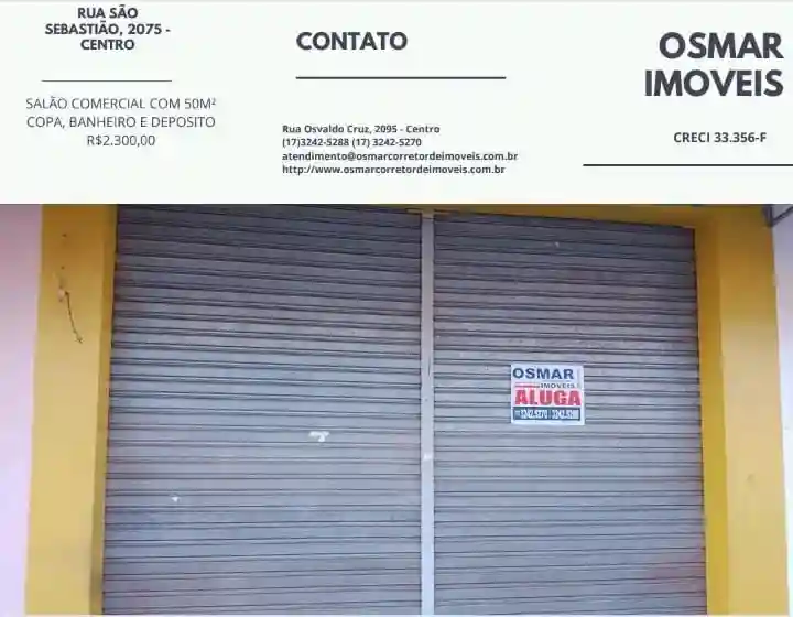 Loja / Salão / Ponto Comercial  para aluguel, 50m² — foto 1 de 3