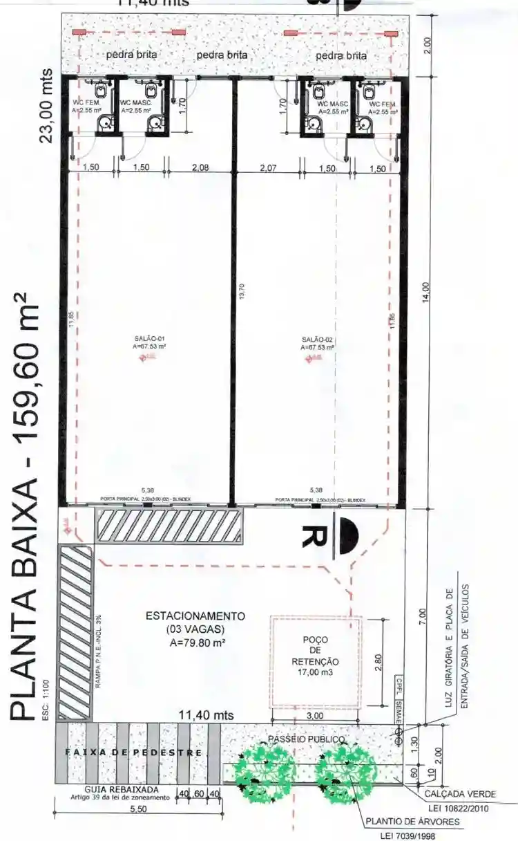 Loja / Salão / Ponto Comercial  para aluguel, 100m² — foto 13 de 13