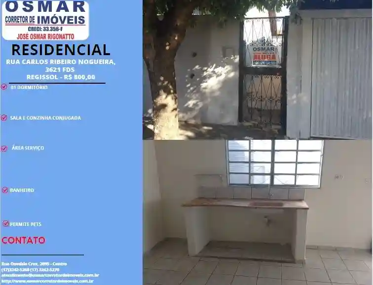 Casa com 1 quarto para aluguel, 30m² — foto 1 de 7
