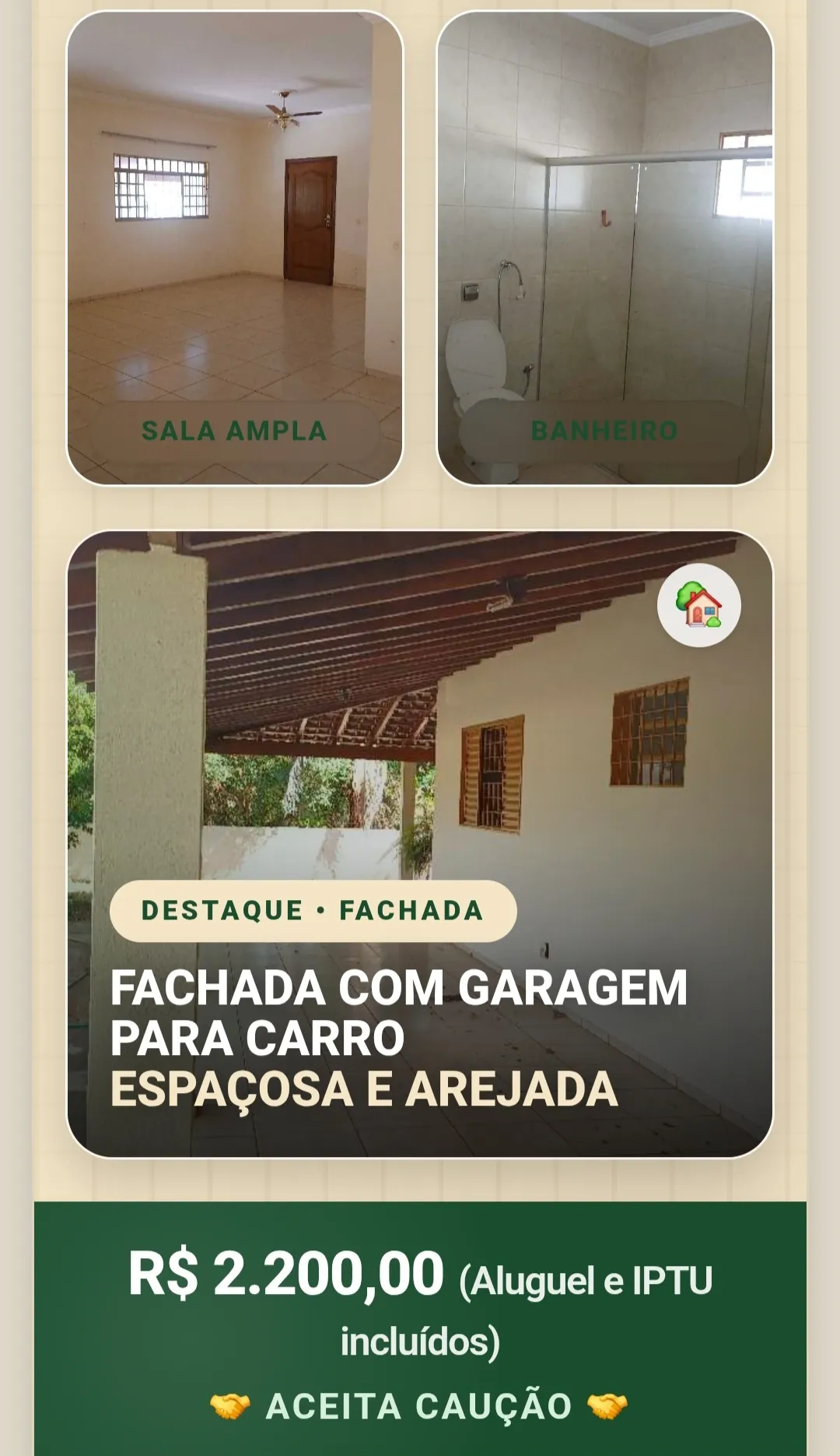 Fazenda / Sítio / Chácara com 2 quartos para aluguel, 1000m² — foto 2 de 4