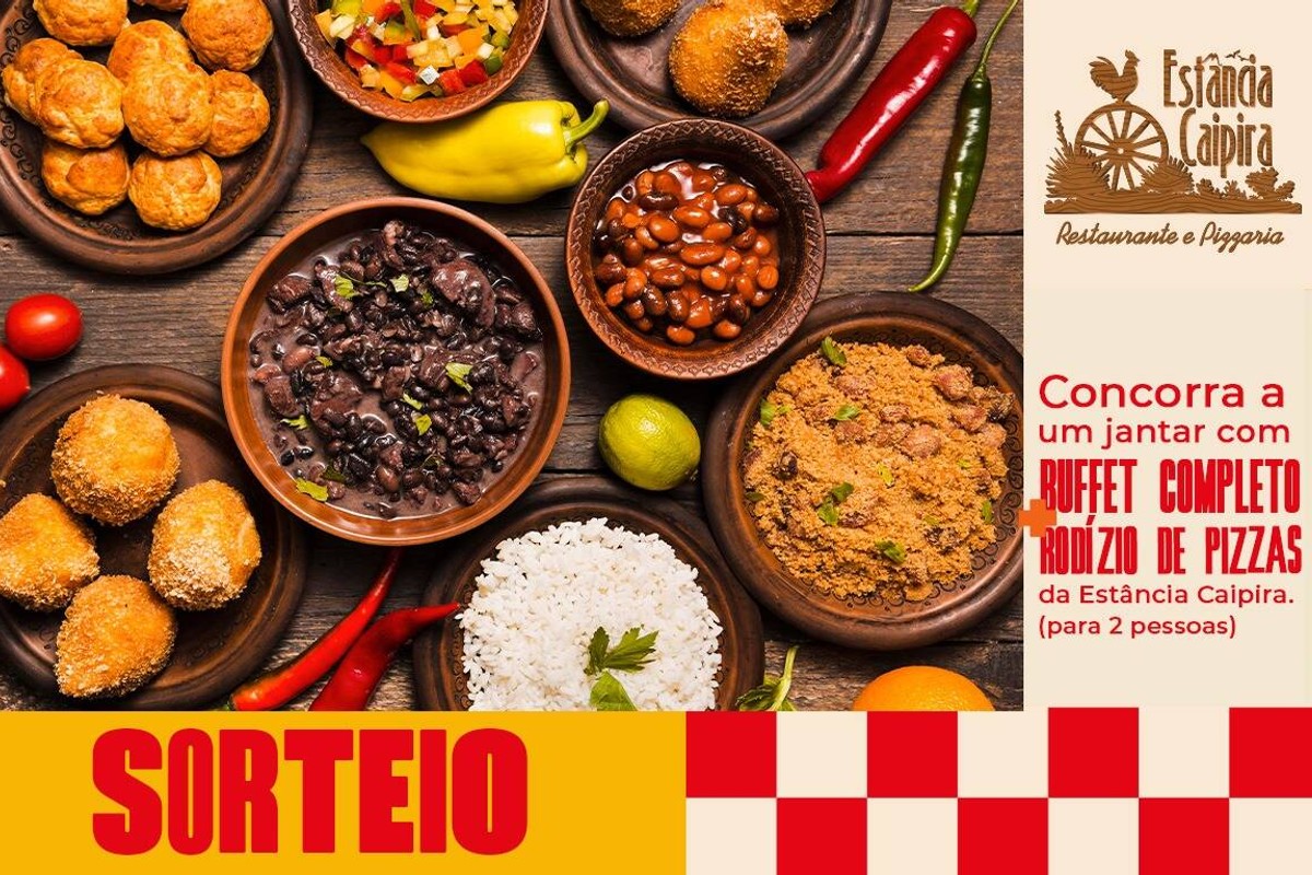 ::.  Estância Caipira - jantar para duas pessoas, com buffet completo e rodízio de pizzas.::.‎