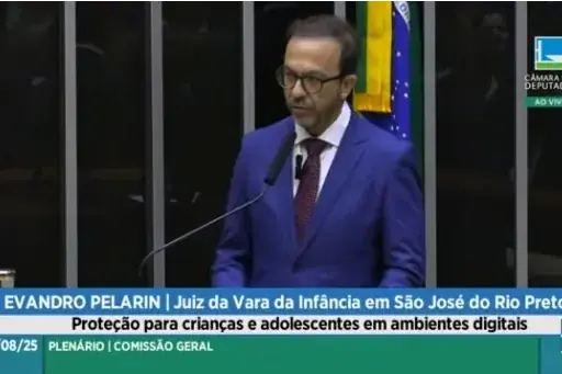 Juiz Evandro Pelarin (Reprodução / Tv Câmara)