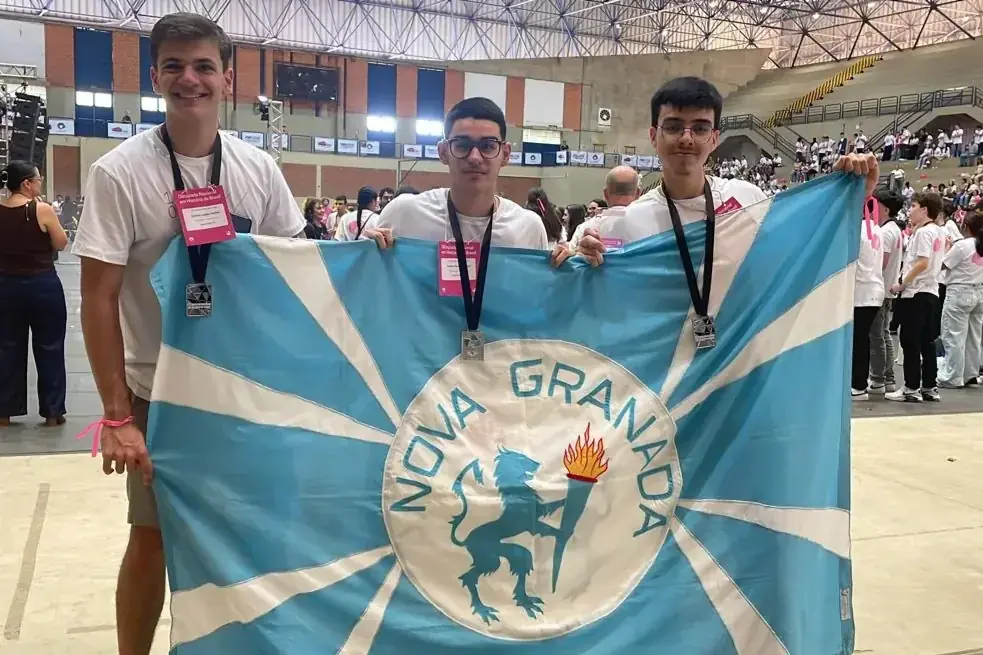 Equipe de Nova Granada leva prata na Olimpíada Nacional de História