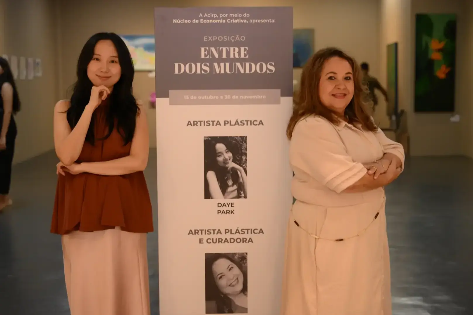 Mostra 'Entre Dois Mundos' em Rio Preto une arte brasileira e coreana