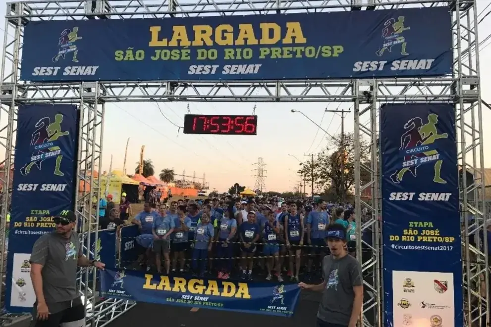 Sest/Senat promove corrida e caminhada em Rio Preto
