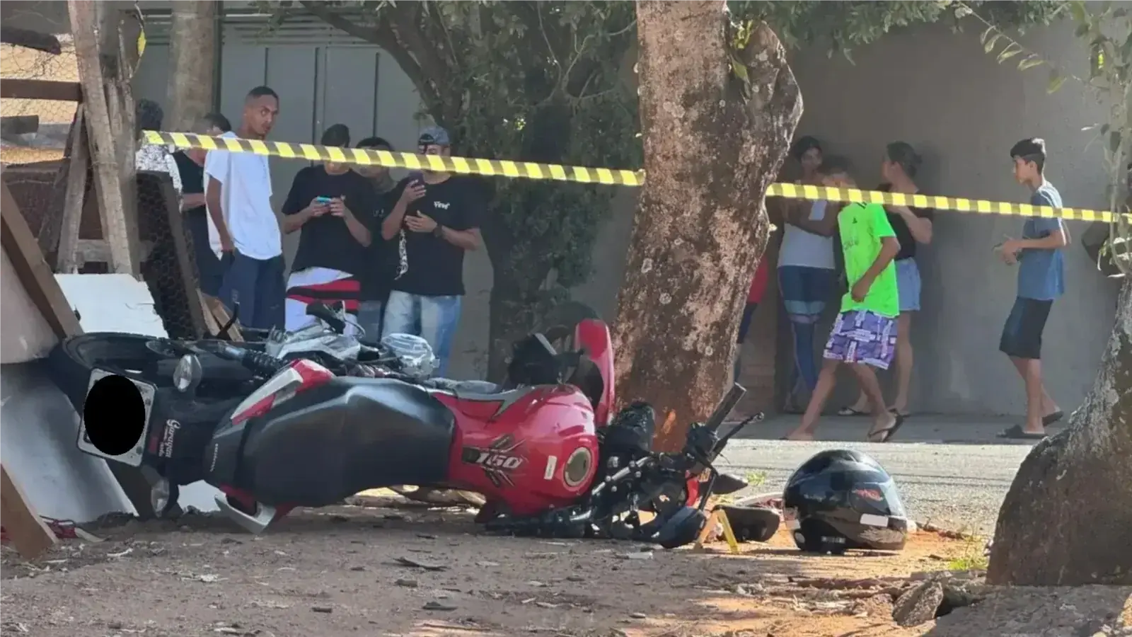 O acidente ocorreu na esquina entre as ruas João Figueira com Jorge Daher Scander (Marco Antonio dos Santos/Arquivo)