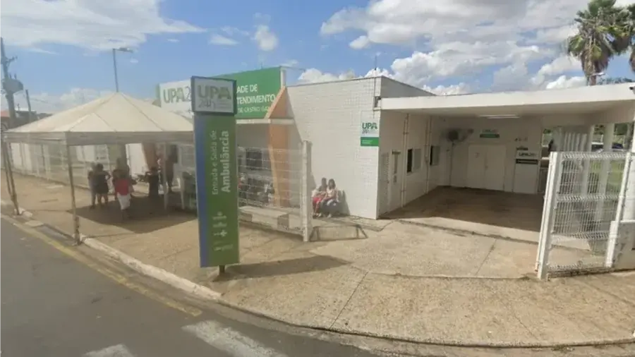 Menina foi socorrida e levada para a UPA do Jardim Amanda, mas não resistiu (Reprodução/Google Street View)