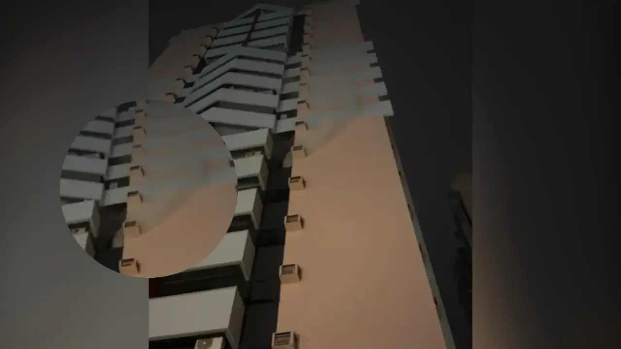 O incêndio ocorreu em um dos apartamentos em um prédio na Vila Redentora, em Rio Preto (Colaboração/Leitor)