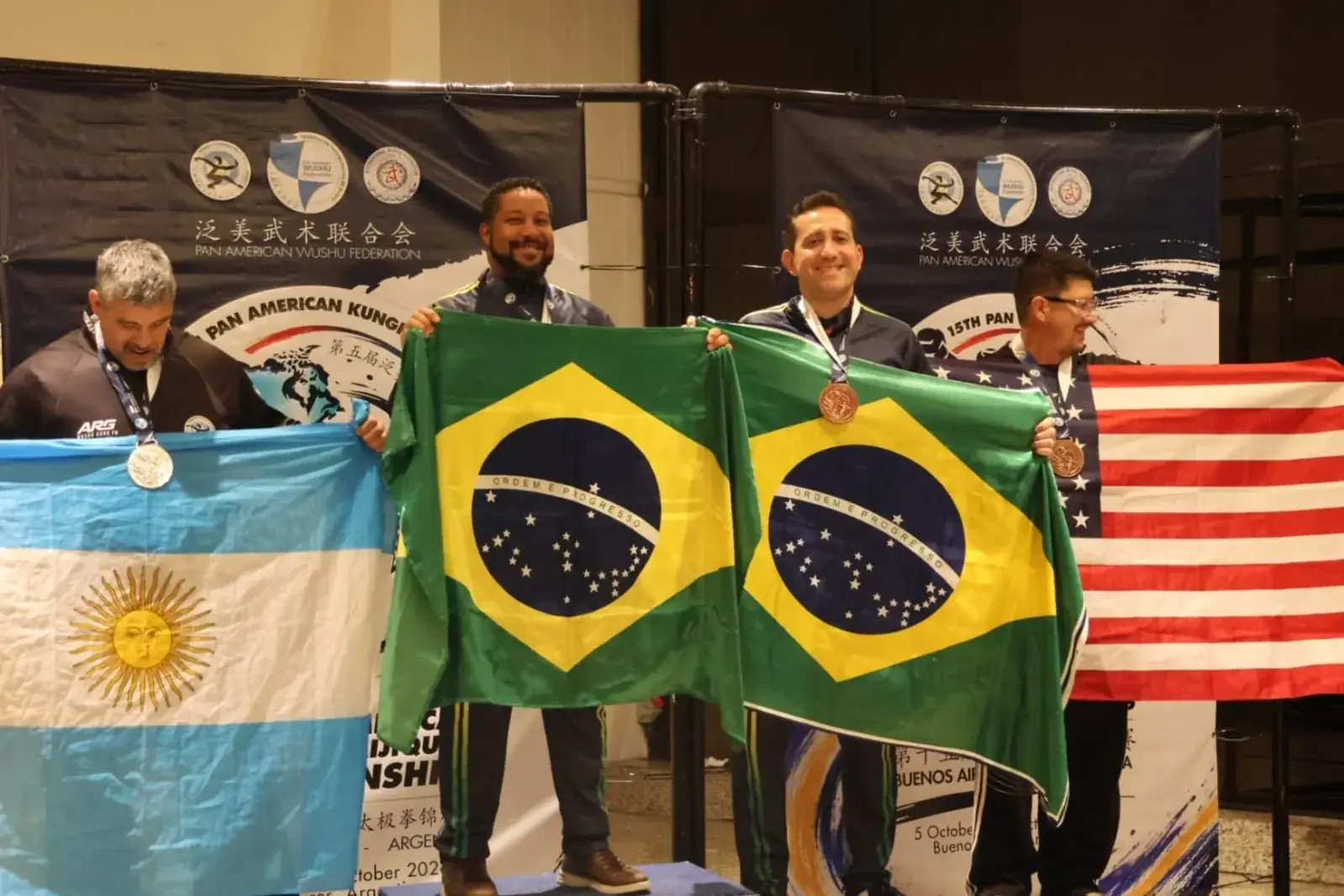 Rio-pretenses vencem 3 ouros no Pan de Kung Fu na Argentina