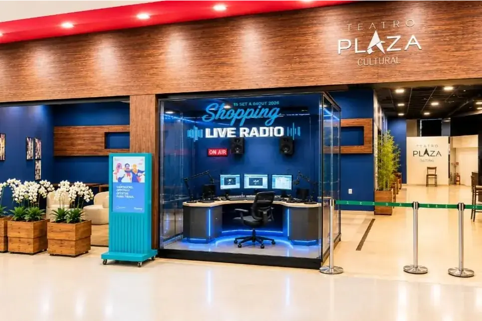 Shopping Live Radio 2026 celebra Dia do Rádio no Plaza Shopping
