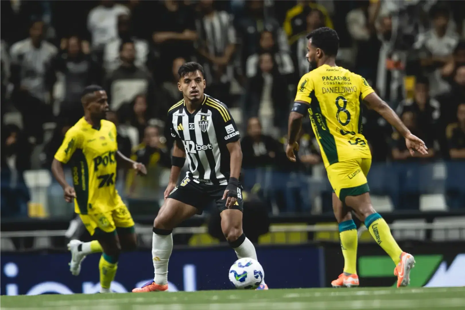 Mirassol não conseguiu se desvencilhar da marcação do Atlético-MG (Pedro Souza/Atlético Mineiro)