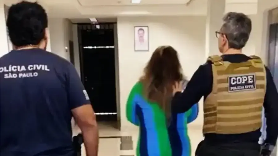 Policiais de Sergipe e de Rio Preto cumpriram o mandado de prisão nesta quarta (Divulgação/Polícia Civil)