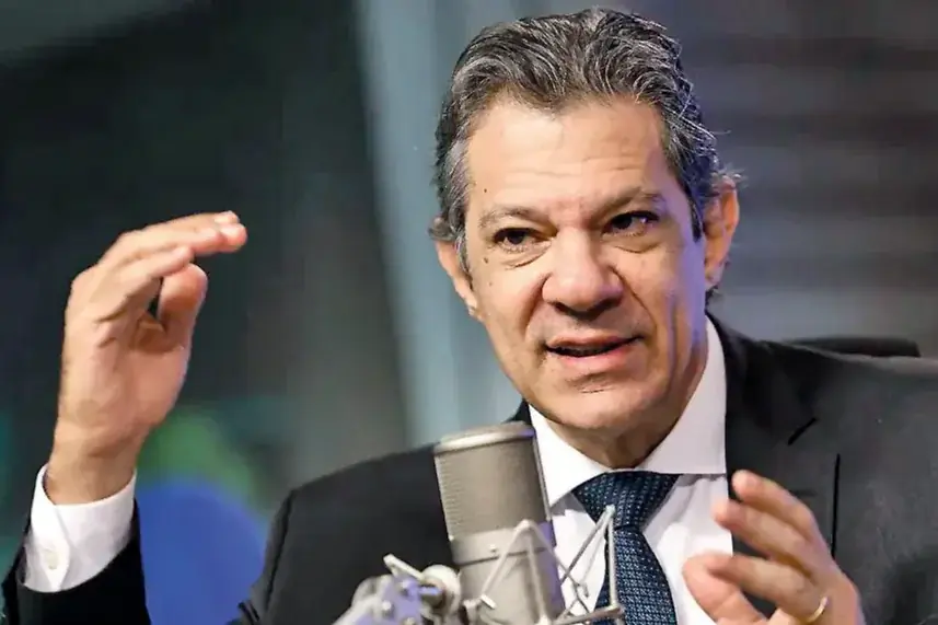 O ministro da Fazenda, Fernando Haddad, em evento (Marcelo Camargo/Agência Brasil)