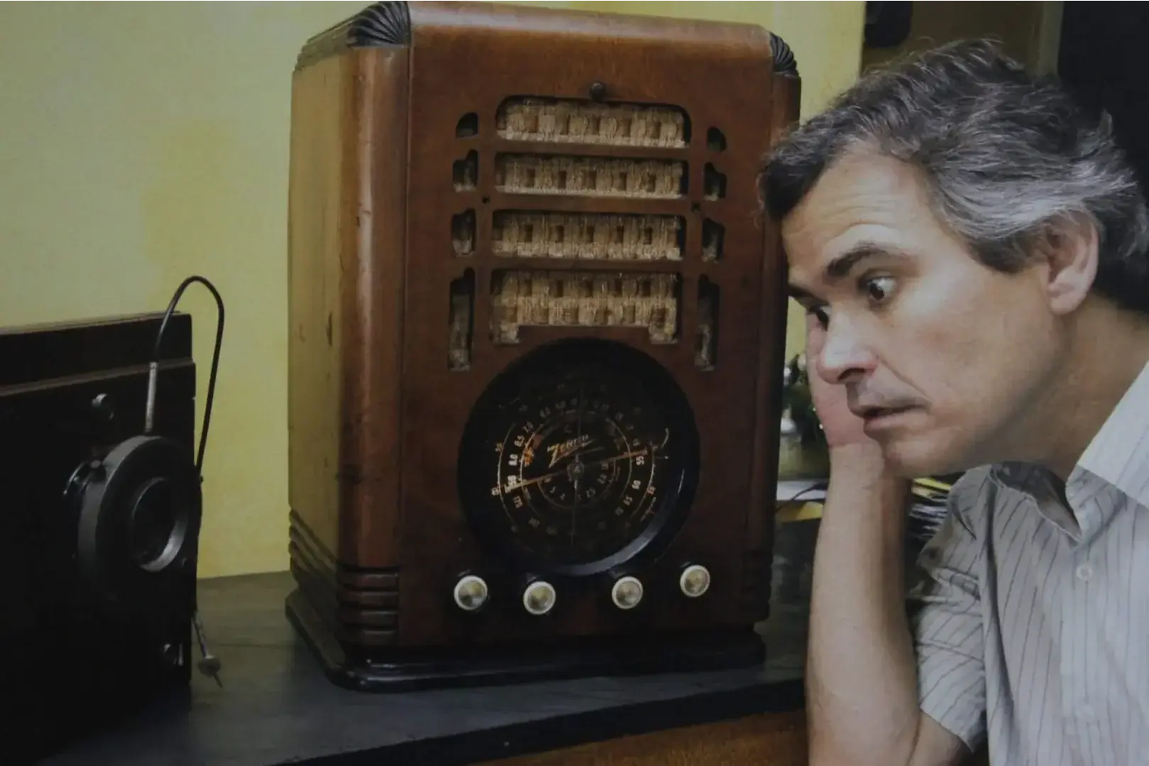 Foto do "novo" rádio de Fernando Marques (Edson Baffi)