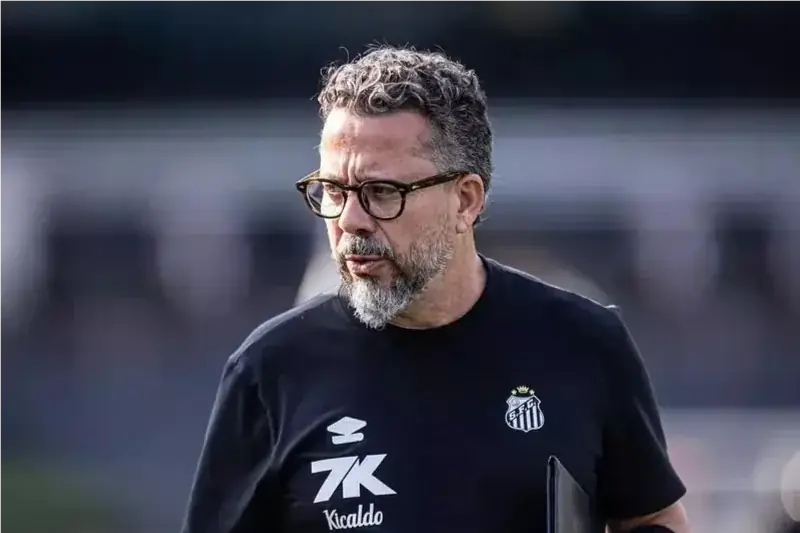 Cleber Xavier, ex-técnico do Santos (Raul Baretta/Santos FC)