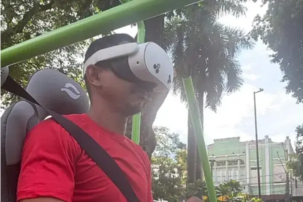 Simulador de impacto alerta para segurança no trânsito em Rio Preto