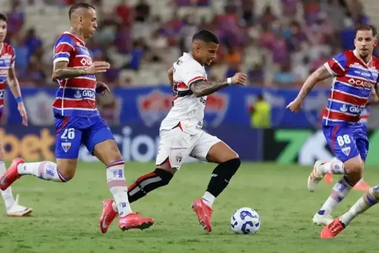 Fortaleza e São Paulo, pela 26ª rodada do Brasileirão Série A 2025 (Rubens Chiri / São Paulo FC)