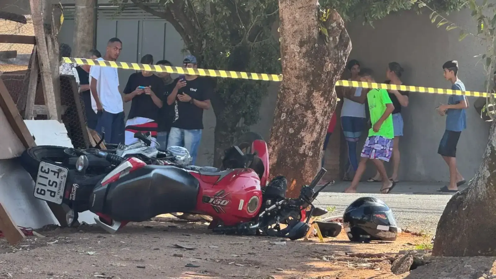 O acidente ocorreu na esquina entre as ruas João Figueira com Jorge Daher Scander (Marco Antonio dos Santos)