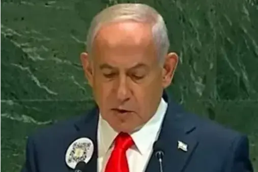 Primeiro-ministro de Israel, Binyamin Netanyahu: acordo entrou em vigor na sexta-feira, 10 (Reprodução/Vídeo/ONU)