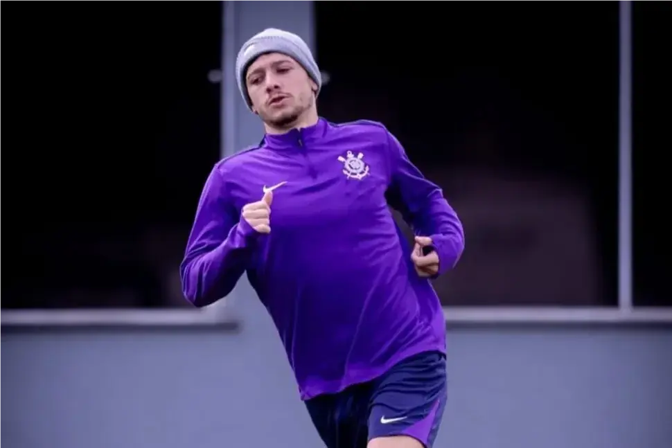 Rodrigo Garro, em treino do Corinthians para duelo contra o Juventude pelo Brasileirão (Rodrigo Coca/Agência Corinthians)