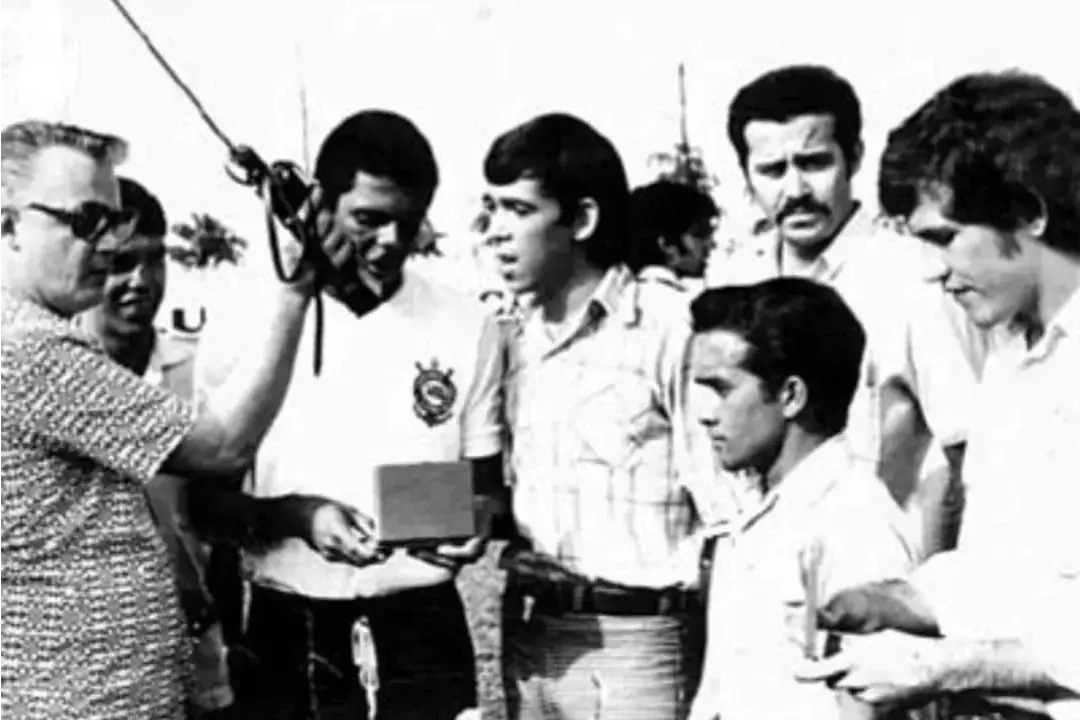 Hitler Fett, Mirandinha, Nelson Brandão e João de 
Cayres (Acervo Celso Galo Moreira)