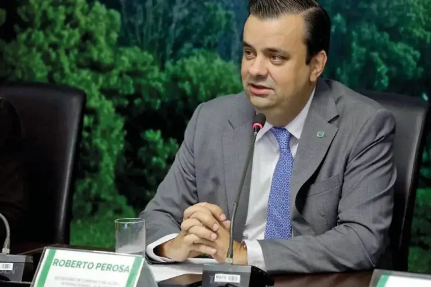 Beto Perosa, da Associação Brasileira das Indústrias Exportadoras de Carnes (Reprodução/Redes Sociais)