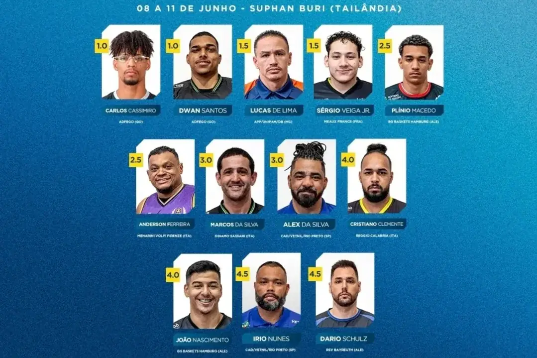 Três atletas do CAD Rio Preto são convocados para Seleção Brasileira em qualificatório para o Mundial (Divulgação)
