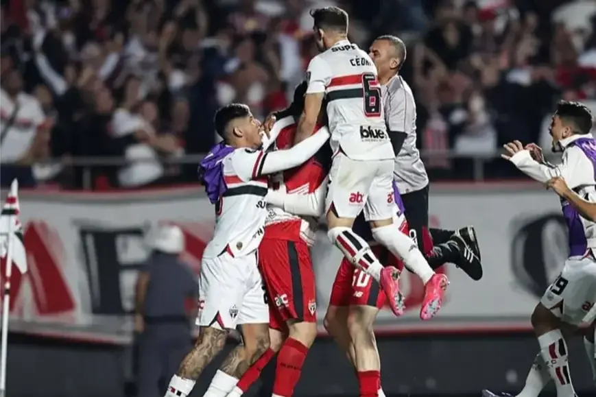 São Paulo e Atlético Nacional, pelas oitavas de final da Libertadores 2025 (Rubens Chiri e Paulo Pinto / São Paulo FC)