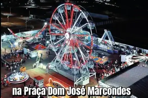 Natal em Rio Preto terá roda-gigante no Calçadão