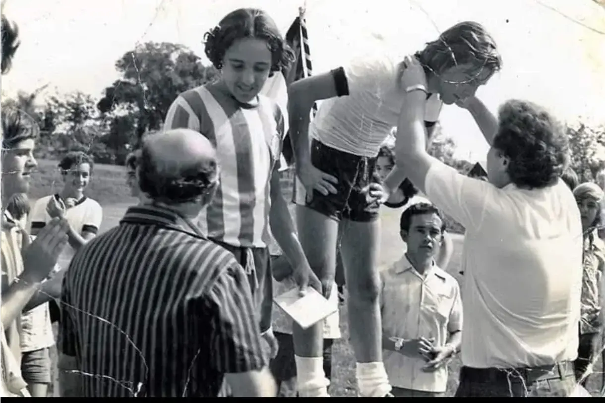 Cacau Lopes, pelo Grêmio e o Dr. Gilberto Romani, 
pelo Monte Líbano (Acervo Cacau Lopes)