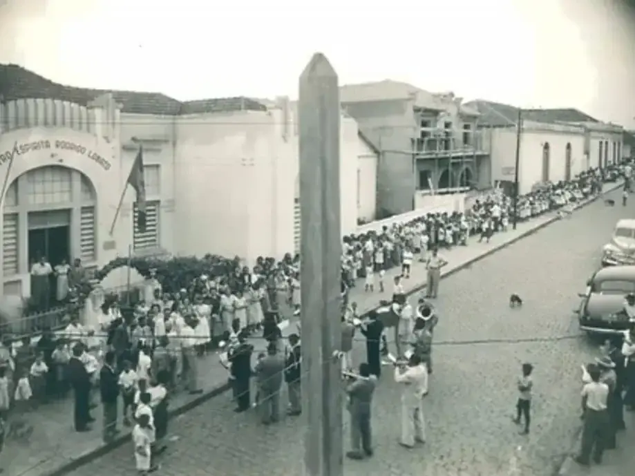 Natal de 1952, na sede da rua Rubião Júnior (Fotos: Acervo Nilce Lodi)