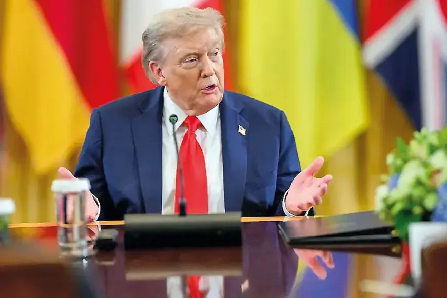 Trump disse que o encontro entre Zelenski e Putin é tão difícil quanto misturar 'óleo e vinagre' (Daniel Torok/White House)