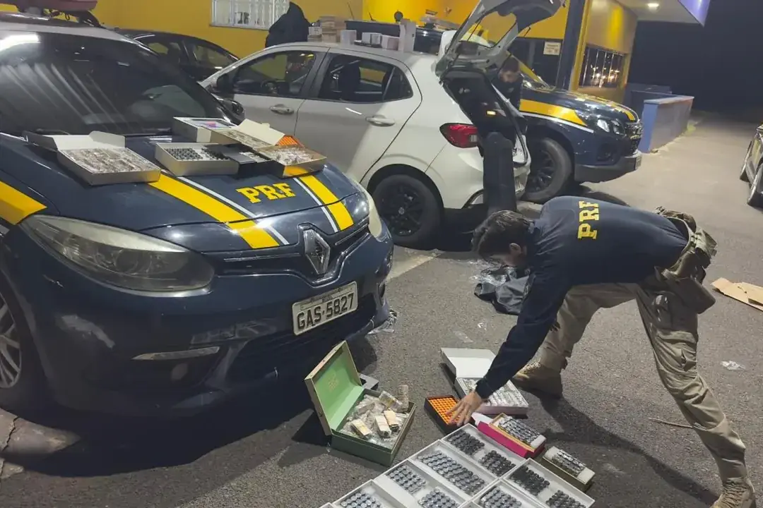 Anabolizantes apreendidos pela PRF em José Bonifácio (Divulgação)