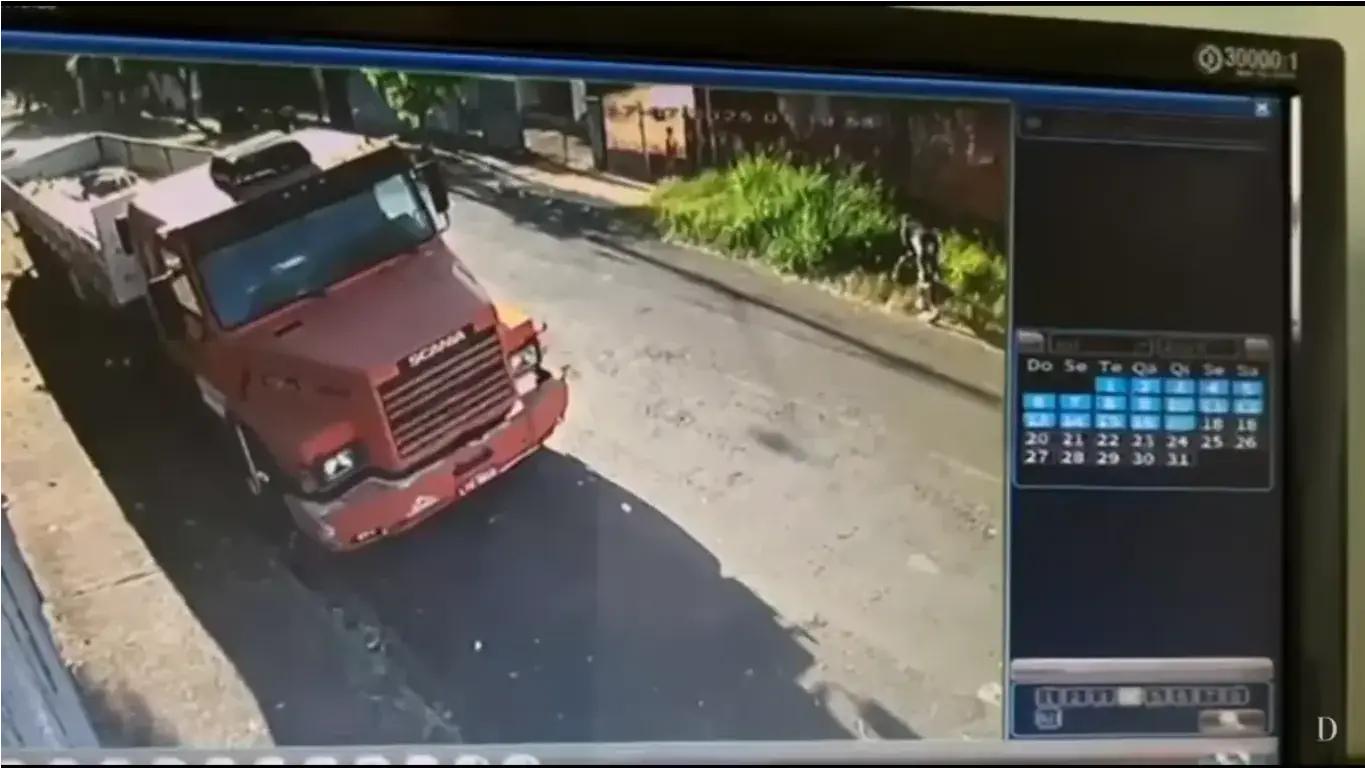 A mulher foi flagrada abandonando os filhotes por câmeras de segurança (Reprodução)