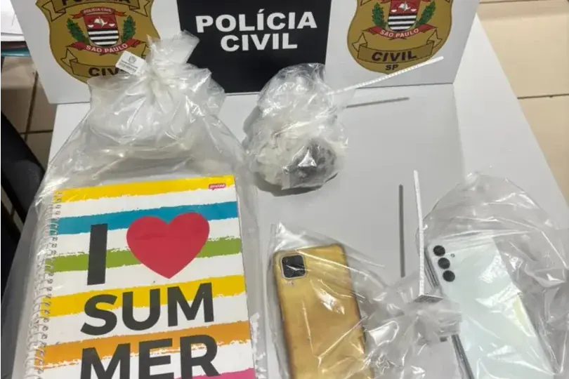 Mulher é presa suspeita de enviar drogas para o CDP de Icém pelos Correis