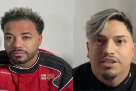 Hytalo e o marido, Israel Vicente, foram detidos nesta sexta (Reprodução)