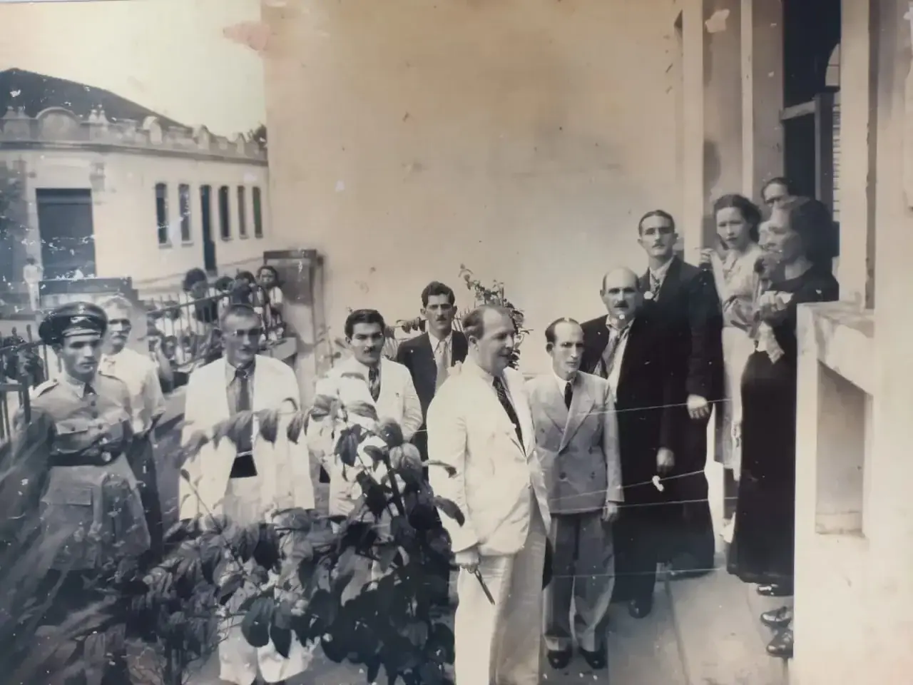 Inauguração da sede na General com Rubião, em 30 de abril de 1937 (Fotos: Acervo Nilce Lodi)