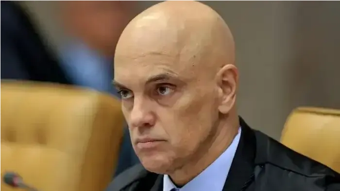 Alexandre de Moraes, ministro do STF, tornou-se alvo de petição apresentada na Justiça dos EUA (Divulgação/STF)