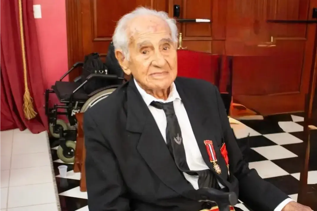 Morre aos 106 anos o maçom mais longevo do país, José David Kerbauy (Reprodução internet)
