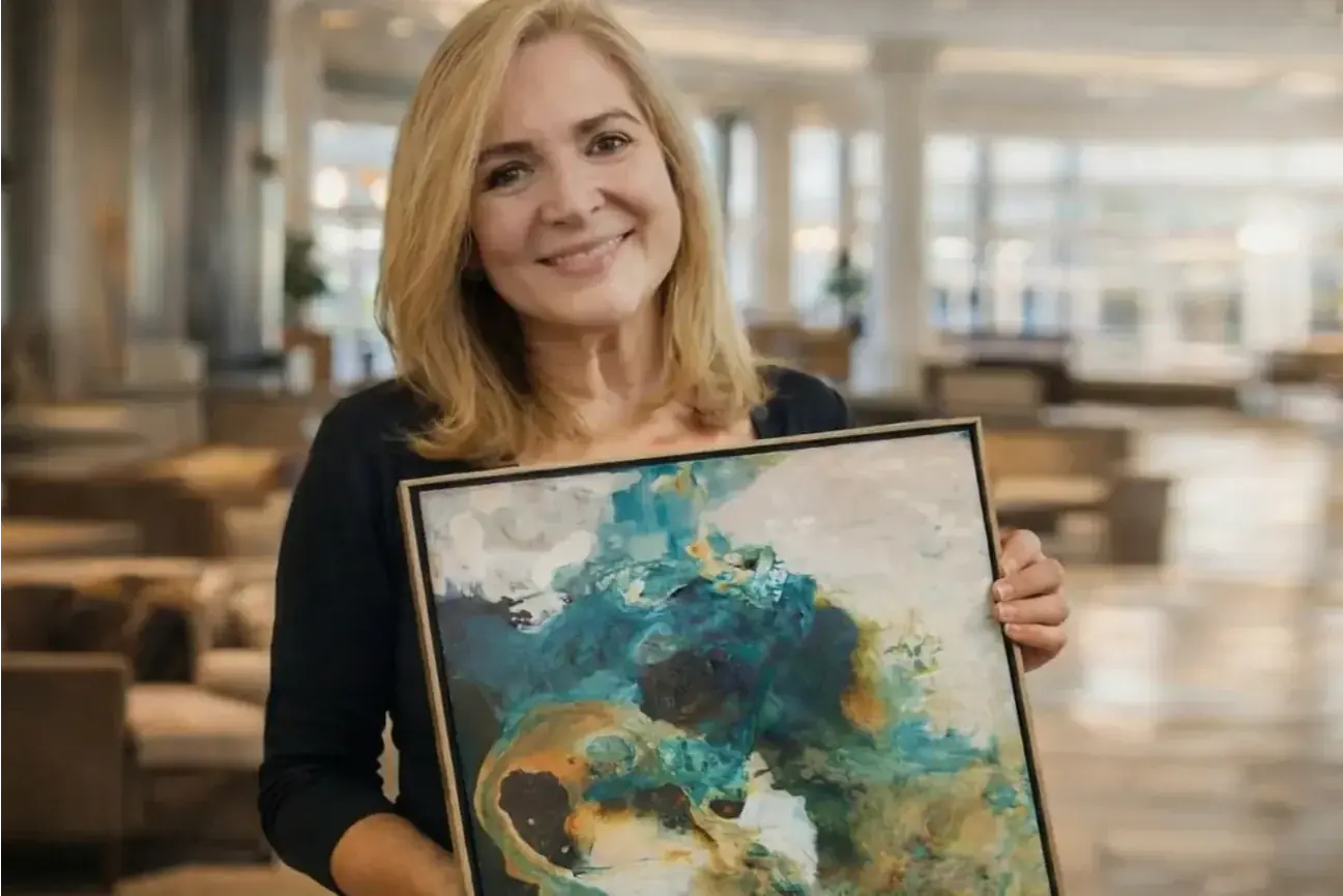 Gisele Faganello leva obra ‘Dimensão’ à Magg’s Gallery Expo, em Punta del Este