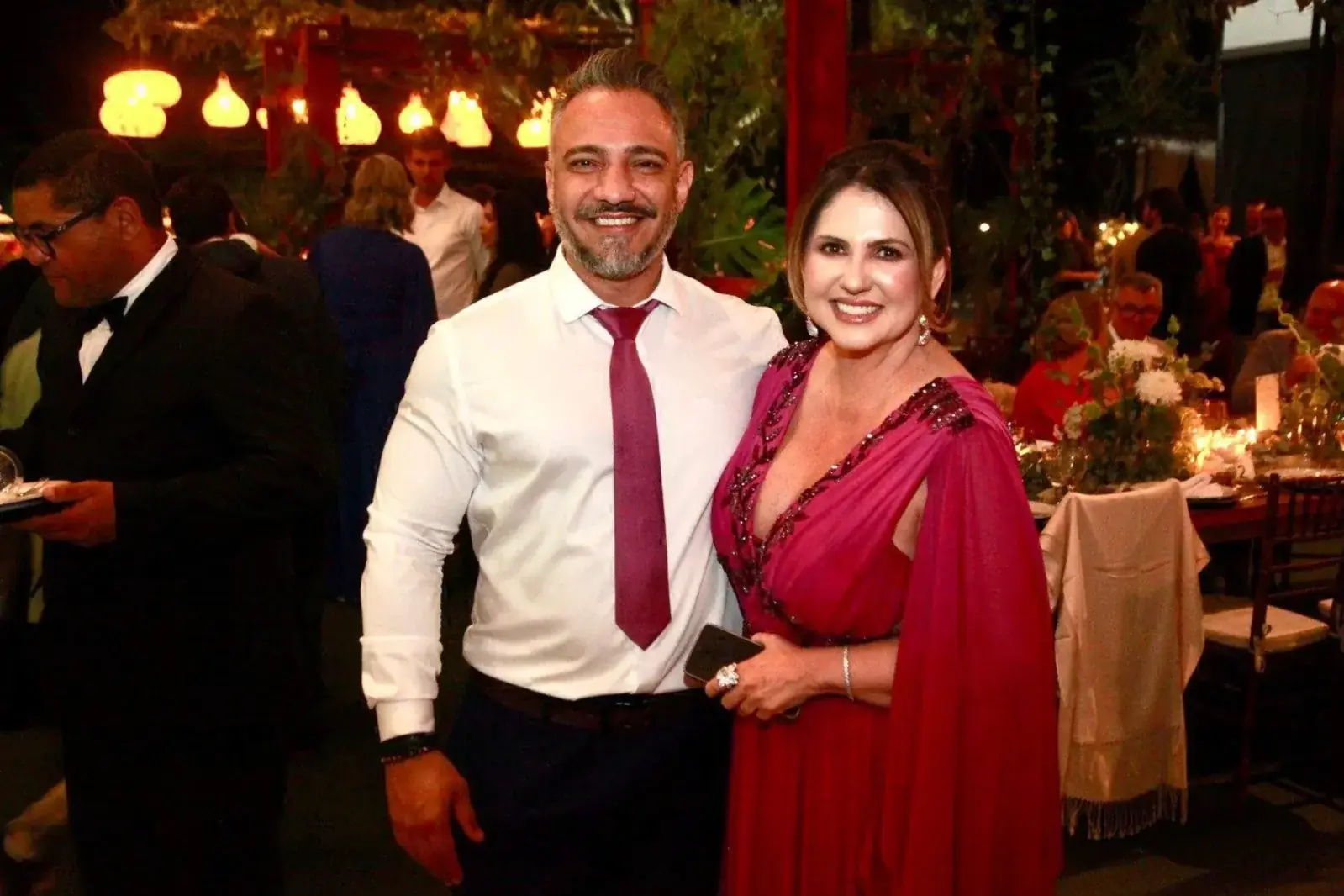 André Tavares e Josi Dal Ben, em casamento no Villa Conte (Arnaldo Mussi)