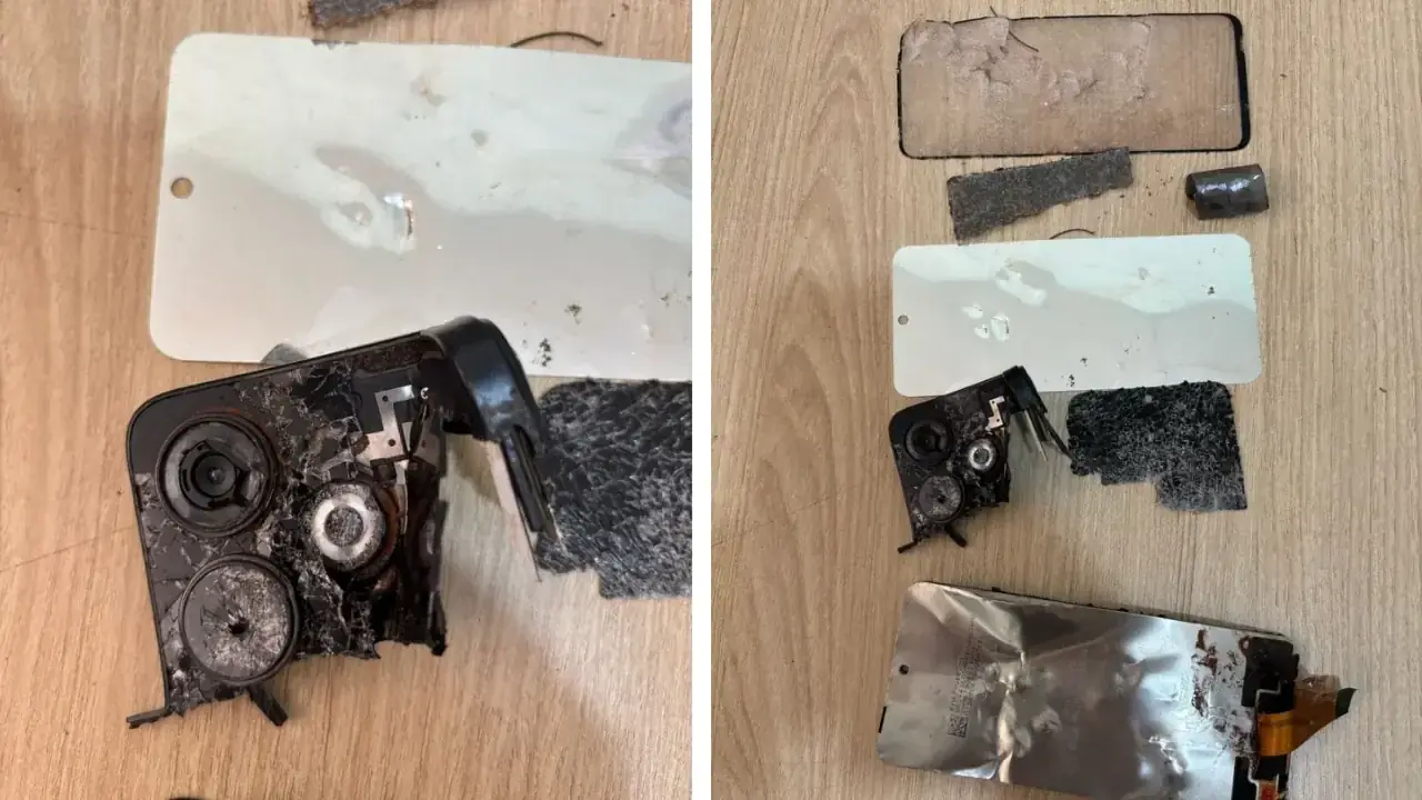 Celular destruído que possivelmente pertencia à jovem foi encontrado às margens de uma rodovia, próximo ao bairro Ipê, em Ilha Solteira (Divulgação/Polícia Civil)